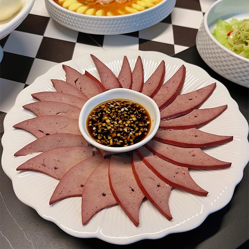 餐具套装轻奢高级感餐盘家用白色菜盘陶瓷釉下彩盘子日式餐具套装-图0