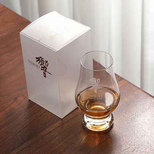 日本出口抛单品酒杯威士忌标准闻香杯山崎17酒杯Hibiki限定杯子 - 图1