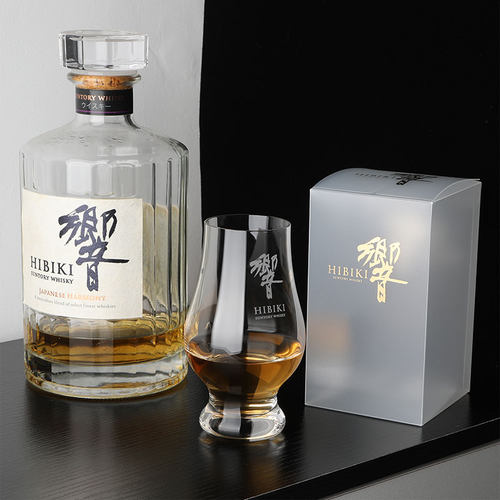 日本出口抛单品酒杯威士忌标准闻香杯山崎17酒杯Hibiki限定杯子 - 图0