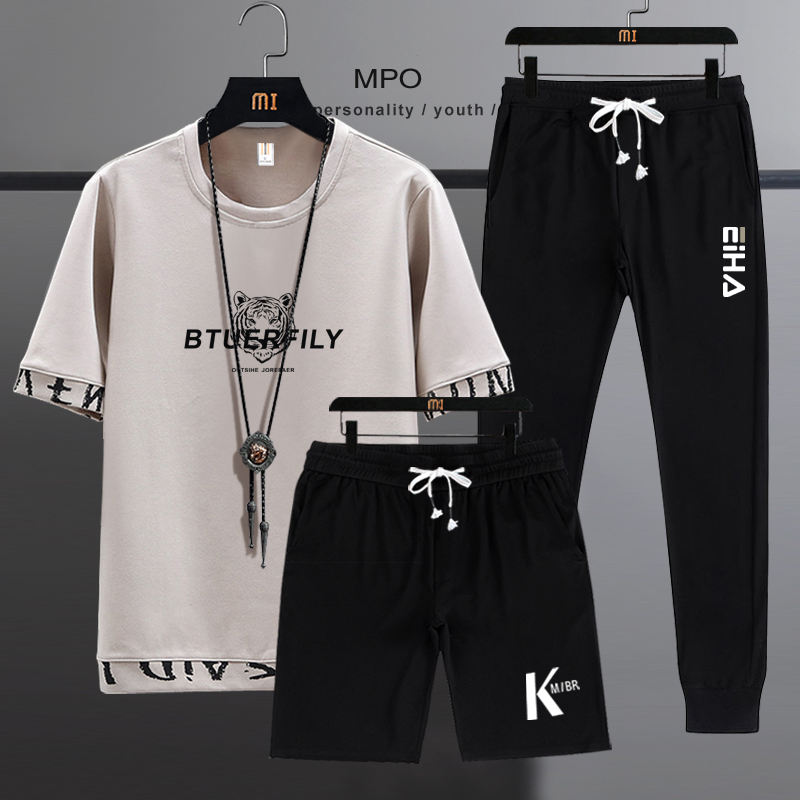 单件/两件套/三件套短袖套装男t恤运动休闲帅气韩版潮流衣服学生,淘宝优惠券,粉丝福利购,淘宝优惠卷