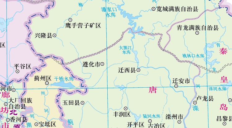 河北省京津冀地图区域图设计素材源文件地级矢量图清晰度高AI文件-图3