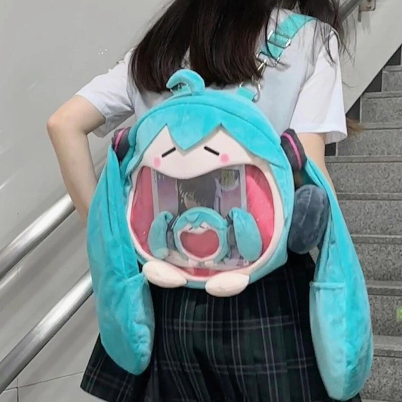 可爱fufu痛包大容量卡通玩偶包毛绒单双肩包大嘴包斜挎背包书包,淘宝优惠券,粉丝福利购,淘宝优惠卷