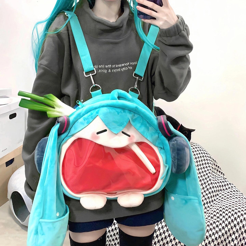 可爱fufu痛包大容量卡通玩偶包毛绒单双肩包大嘴包斜挎背包书包,淘宝优惠券,粉丝福利购,淘宝优惠卷