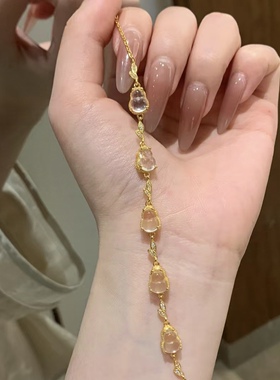 梦幻花园！天然水沫玉葫芦手链