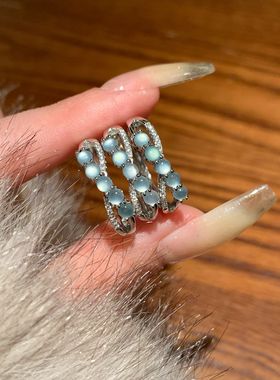 造梦星轨！天然翡翠纯银戒指