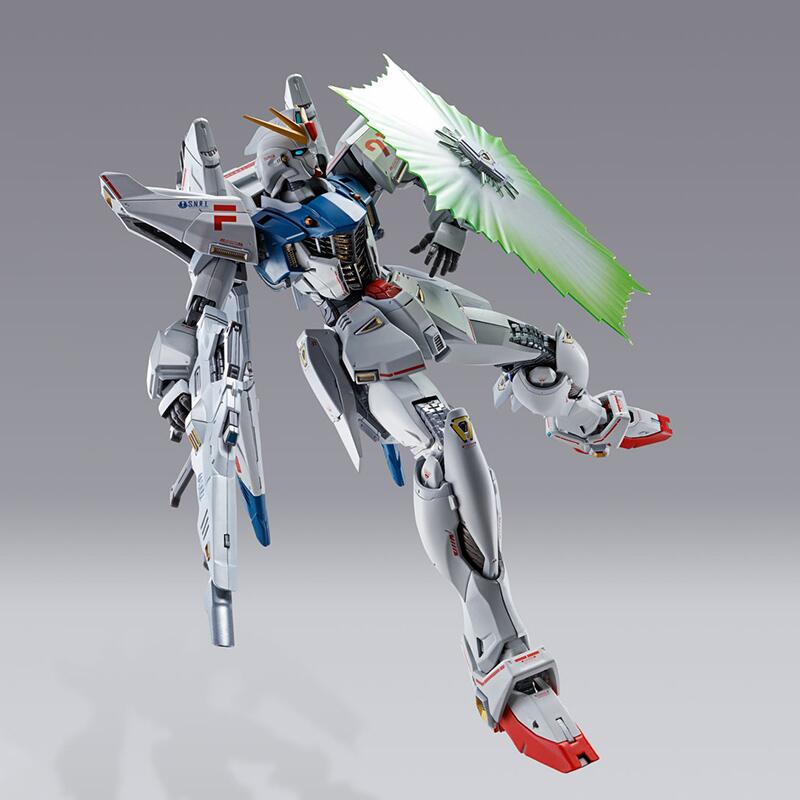 现货万代MB F91机动战士高达重武装加农炮装30周年METAL BUILD - 图1