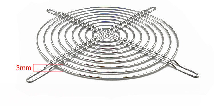 15cm散热风扇网罩 150x150mm 15050风机防护保护铁网 304不锈钢网 - 图1