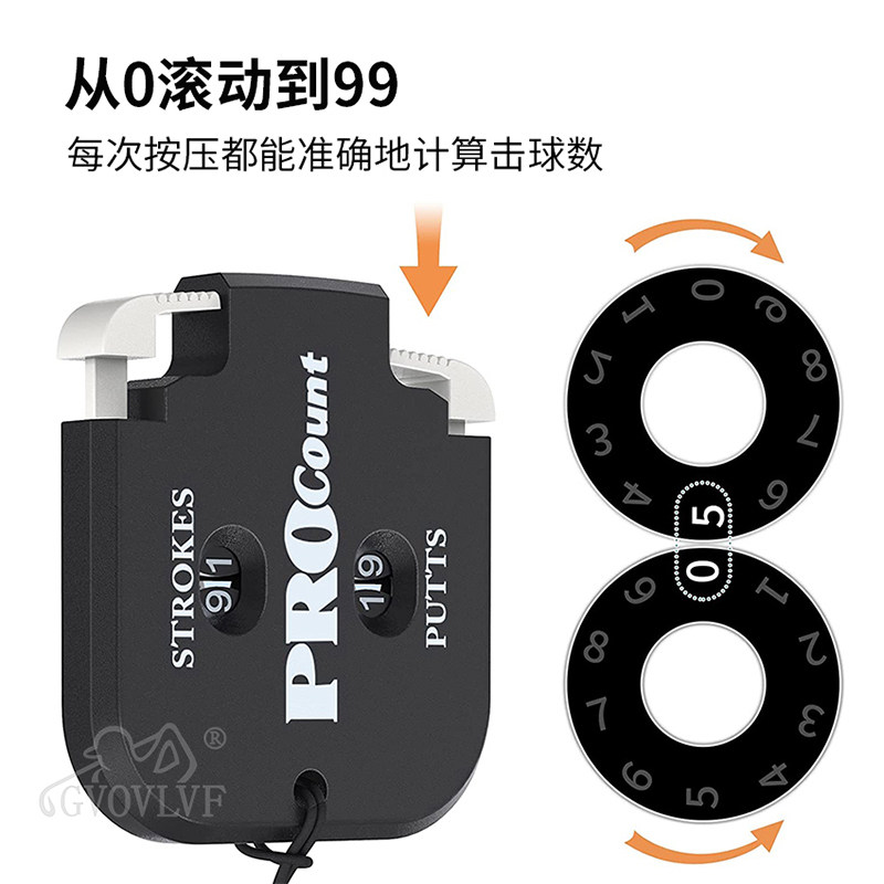 高尔夫计分器方形双位0-9计数器GOLF时尚简约记杆器球迷用品配件,淘宝优惠券,粉丝福利购,淘宝优惠卷