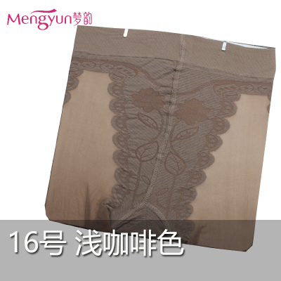 6双装梦韵6123丝袜超薄12D天鹅绒比基尼加档加大提花防勾连裤袜女 - 图3