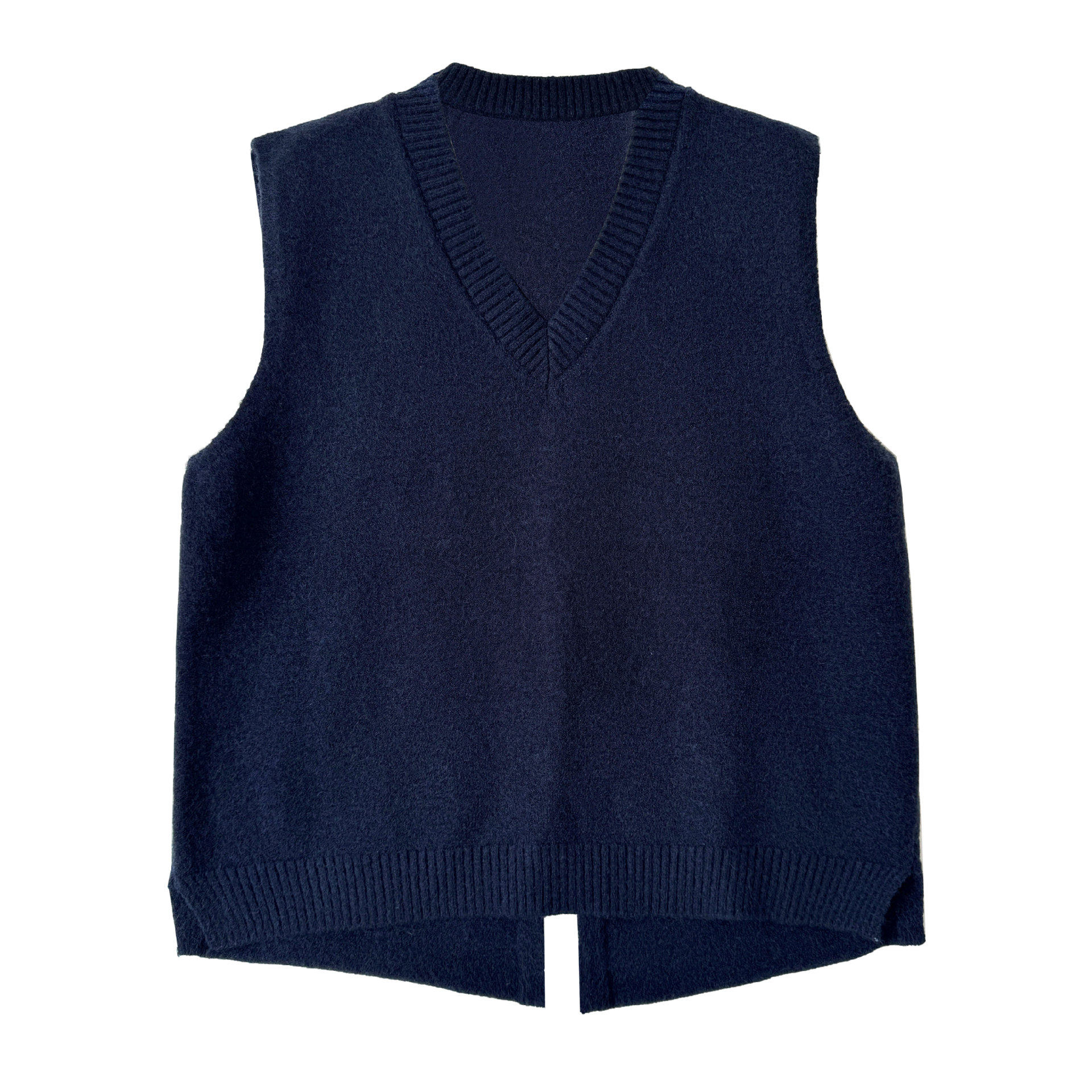 后开叉复古针织马甲女春秋宽松外搭V领叠穿无袖毛衣坎肩背心上衣,淘宝优惠券,粉丝福利购,淘宝优惠卷