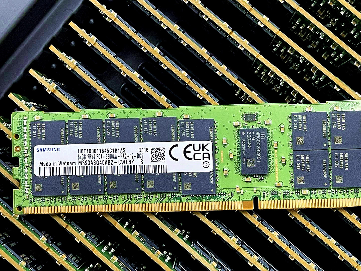 三星原装/SAMSUNG ECC服务器内存64G DDR4 2933/3200 REG 21年产 - 图2