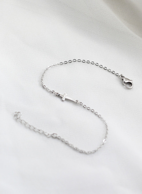 饰品供货源十字架手链女 女生手链女士手链 手环水洗不掉色不发黑