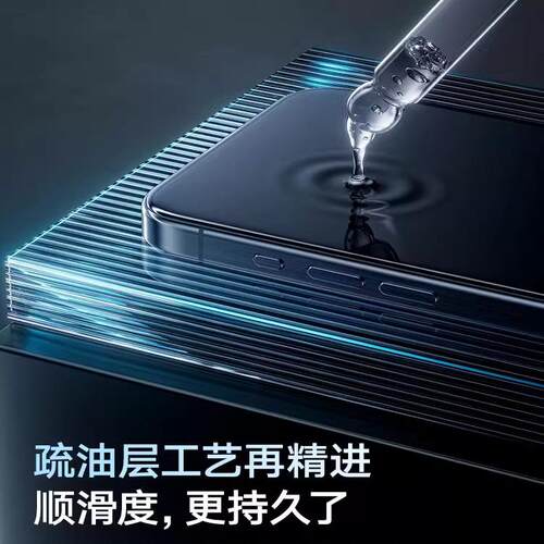 品胜适用苹果17ProMax钢化膜新款iPhone16手机膜15Pro贴膜14全屏覆盖13防偷窥pm护眼12抗指纹Plus高清ip防摔x-图0
