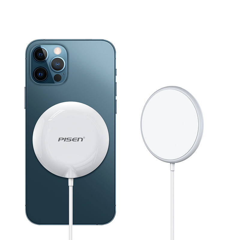 品胜数码旗舰店品胜适用iPhone13无线充电器magsafe磁吸式15W苹果12pro手机max港版11Mini专用配件x无限xs快充8p20W插头xr0
