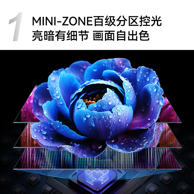 康佳 85G7 Pro 85英寸百级分区4K高清144Hz电竞游戏液晶电视机 98 - 图1