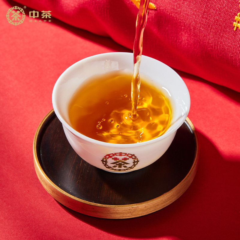 中茶玉兔仙生十六两茶580g安化黑茶 中茶湖南安化黑茶