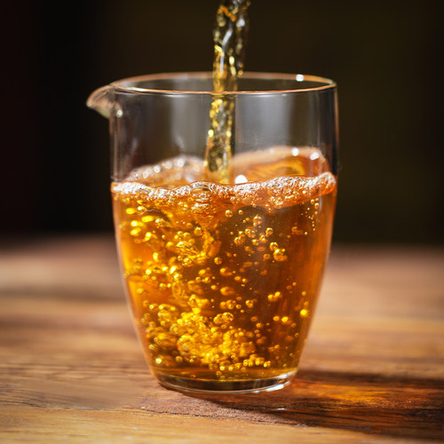 中茶冰碛岩手筑茯砖茶1kg湖南安化黑茶金花茯茶百年木仓特级料 - 图3