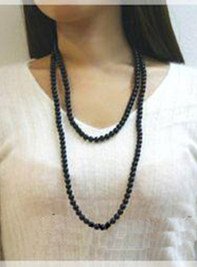 韩国仿珍珠长款白色配饰链子