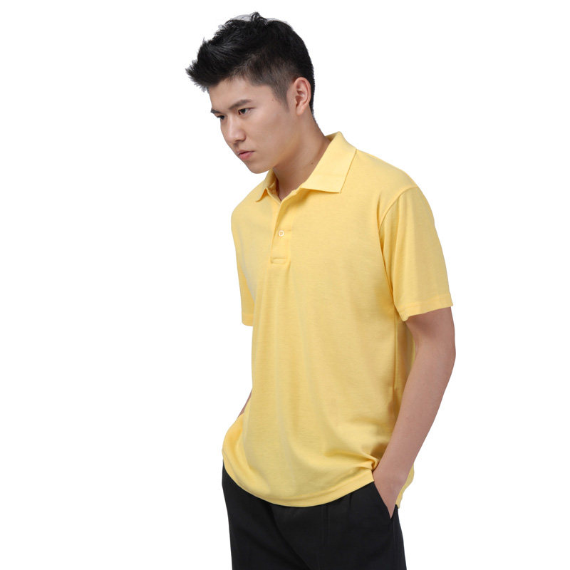 正秀新款翻领短袖志愿者班服工作服 正秀T恤