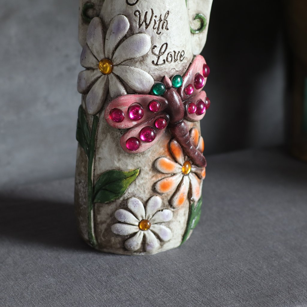 美式乡村复古做旧风爱的箴言天使花园杂货阳台庭院装饰品摆件造景 - 图2