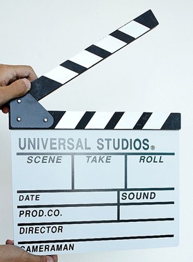 耀莎木质导演板打板摆件装饰品