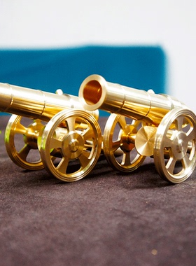 耀莎广通黄铜大炮铜炮摆件模型