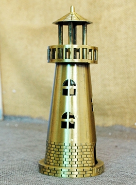 灯塔金属世界建筑模型装饰品包邮