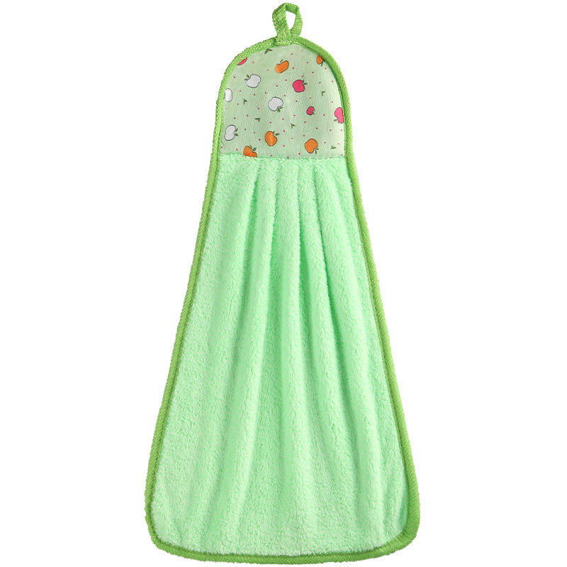 厨房擦手巾挂式可爱毛巾抹布可吸水家用卫生间加厚手布手帕珊瑚绒,淘宝优惠券,粉丝福利购,淘宝优惠卷