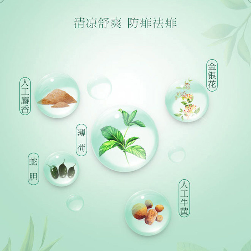 六神195ml驱蚊经典玻璃止痒花露水 雅冠家居花露水