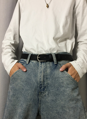百搭风年轻人学生韩国裤腰带