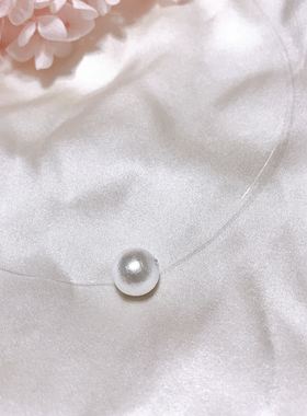 极简主义日系空气棉花隐形珍珠