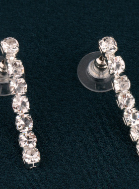 新娘时尚简约项链耳环套装