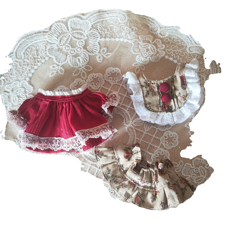 10cm可爱棉花娃娃衣服兔耳朵复古娃衣套装无属性手作玩偶着替,淘宝优惠券,粉丝福利购,淘宝优惠卷