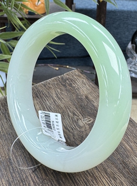 天然和田玉翠青手镯半山半水玉镯子收藏级带证书老料子青白玉手饰