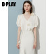 ເສື້ອຢືດ satin ແຂນສັ້ນ DPLAY