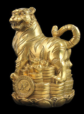 莲花生肖客厅泰山福缘阁铜