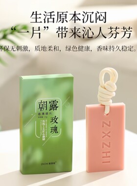 龙井香薰蜡片衣柜卧室晨雾愈木龙井茶香香氛挂件无火香薰家用摆件