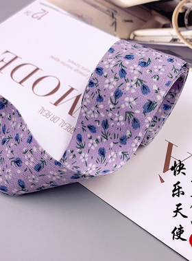 diy韩国小碎花织带发夹