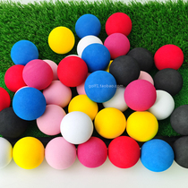 50mm Golf EVA Ball Indoor Practice Ball Sponge Ball Entertainment Toy Ball Sparkling Ball EVA Monochrome Ball 14 Color