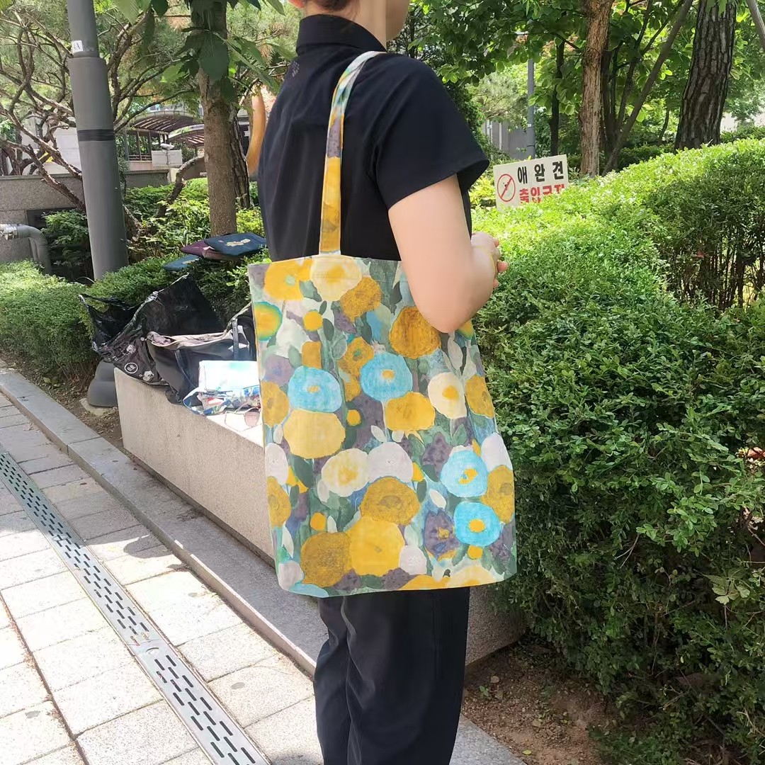 韩国东大门代购wingins棉麻材质随身便携大容量单肩女包,淘宝优惠券,粉丝福利购,淘宝优惠卷