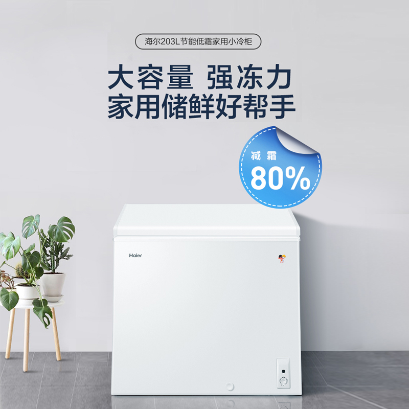 小冰柜冷柜家用商用小型节能冷藏冷冻 203HTD BD BC 海尔 Haier 小冰柜冷柜家用商用小型节能冷藏冷冻 203HTD BD BC 海尔 Haier