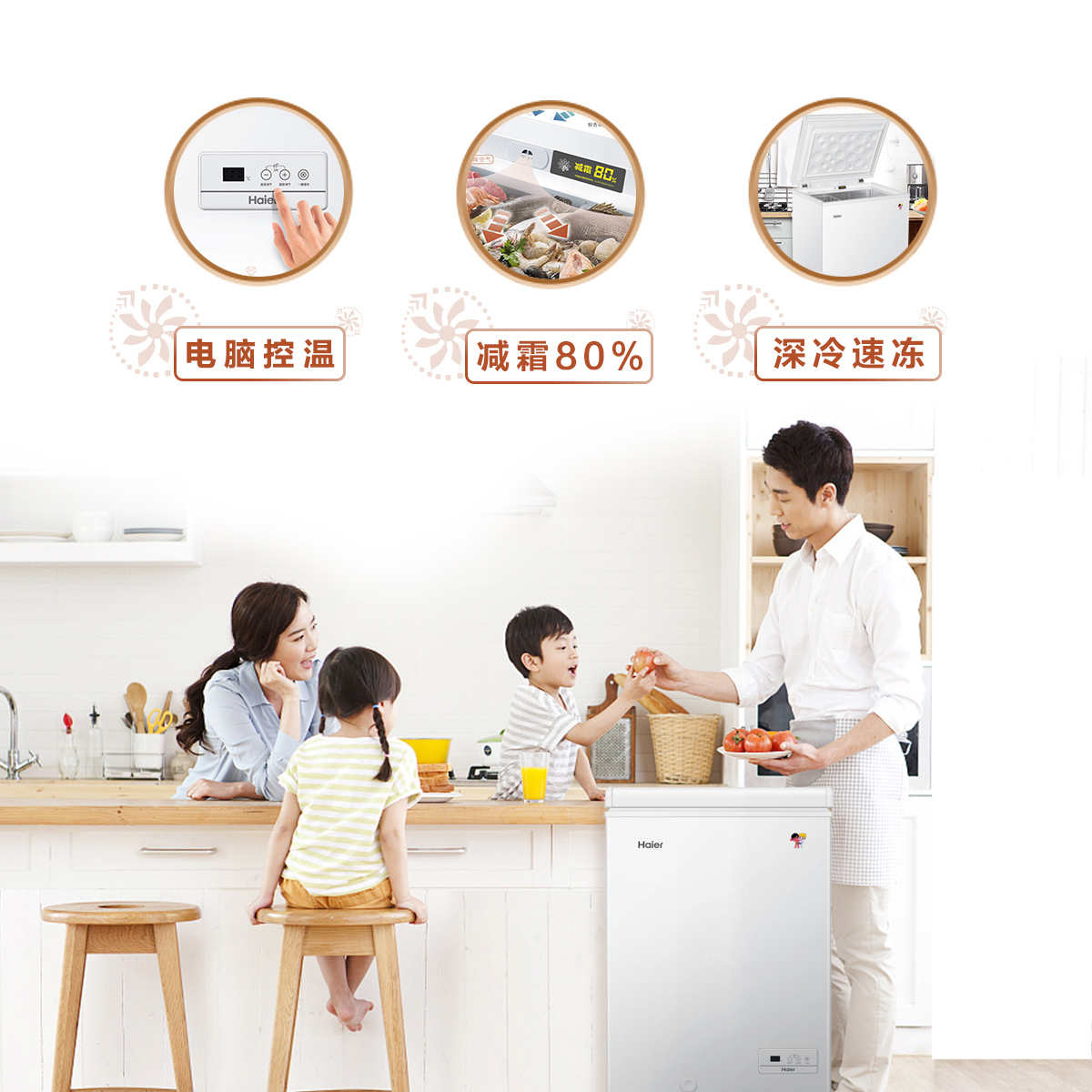 103HEM BD BC 海尔 Haier 海尔冰柜家用小型冷柜冷藏冷冻电脑控温 103HEM BD BC 海尔 Haier 海尔冰柜家用小型冷柜冷藏冷冻电脑控温
