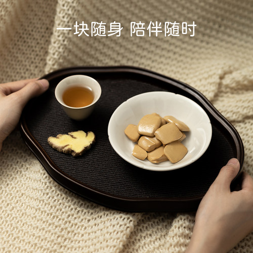 米惦空气感姜汁小方行走的姜撞奶姜汁奶糖奶姜糖醇厚女性健康零食 - 图3