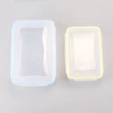 Прозрачная прямоугольная пластиковая коробка сохранения пищи -обновление микроволновой печи Специальная коробка для ланч -коробки кухня коробка для хранения ланча