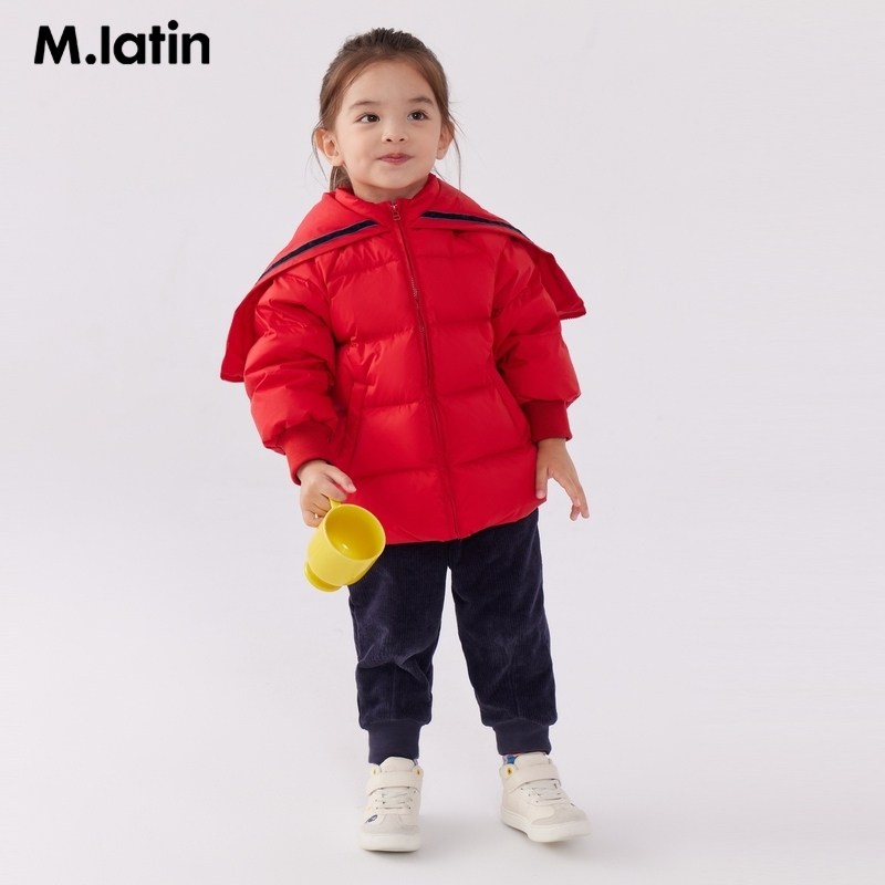 【商场同款】马拉丁童装儿童羽绒服冬装女童可拆领羽绒服拜年服,淘宝优惠券,粉丝福利购,淘宝优惠卷