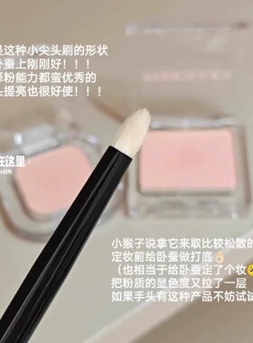 很细节的细节刷~小猴子推荐卧蚕卧蚕刷眼头提亮修容眼部细节刷子