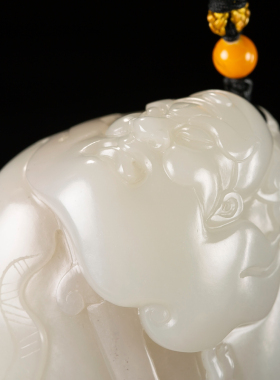 把件钟馗天然籽料新疆和田玉