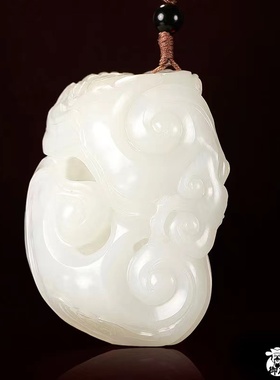 如意把件幸福如意吊坠黄皮籽料高货挂件挂坠吊坠65克