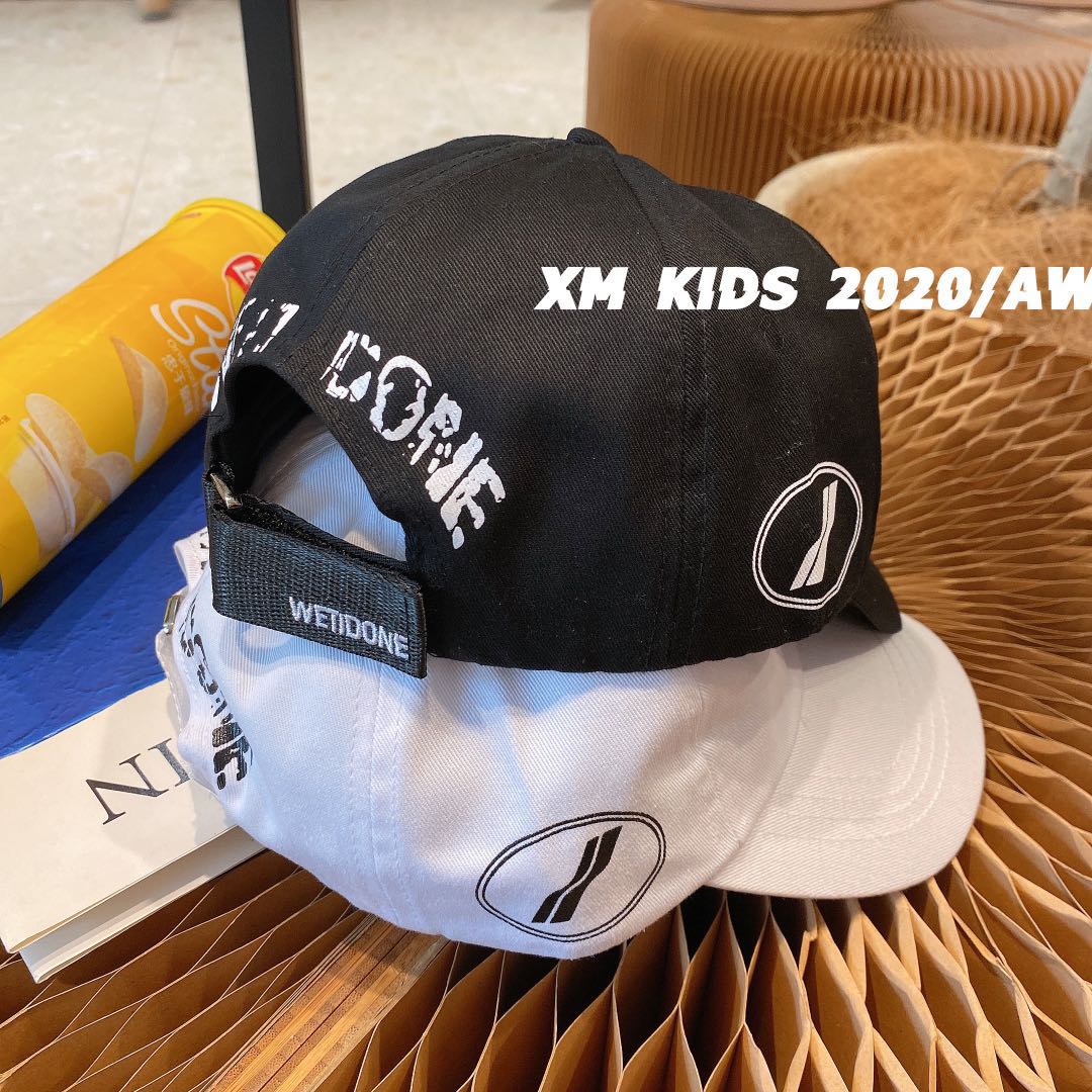 韩国X&Mkids潮牌童品20秋季新款男女儿童时尚棒球帽百搭配饰童帽