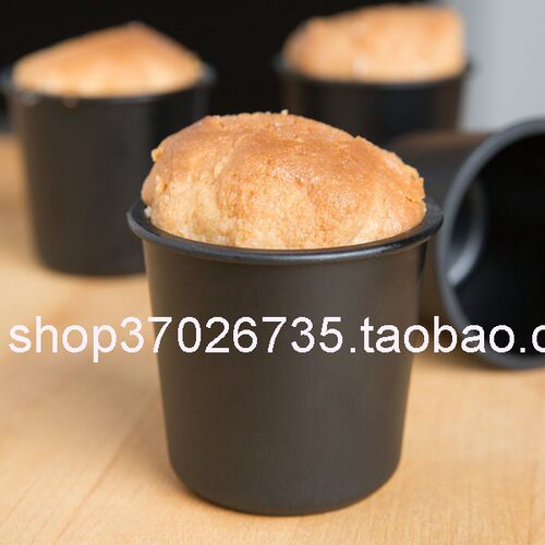 【欧厨】法国matfer不粘涂层baba蛋糕模具直径5cm高度5cm6个装 - 图1